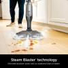 imageShark Steam Pickup 3in1 Steam Mop Picks Up Debris Deep Scrubs ampamp Steam Sanitizes  All At Once Lightweight Steam Cleaner for Home with Sealed Hard Floors like Hardwood Tile ampamp Laminate SD201Black