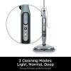 imageShark Steam Pickup 3in1 Steam Mop Picks Up Debris Deep Scrubs ampamp Steam Sanitizes  All At Once Lightweight Steam Cleaner for Home with Sealed Hard Floors like Hardwood Tile ampamp Laminate SD201Grey