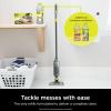 imageShark VACMOP Pro Cordless Hard Floor Vacuum Mop with OnDemand Spray and Headlights includes 4 Disposable VACMOP Pads and a 12oz VACMOP solution Charcoal Gray VM2524 Disposable VACMOP Pads