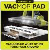 imageShark VACMOP Pro Cordless Hard Floor Vacuum Mop with OnDemand Spray and Headlights includes 4 Disposable VACMOP Pads and a 12oz VACMOP solution Charcoal Gray VM2524 Disposable VACMOP Pads