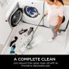 imageShark VM200P12 VACMOP Vacuum Mop Bundle with 12 Disposable VACMOP Pads ampamp 12 oz Cleaning Solution WhiteVACMOP White  12 pads