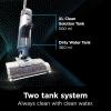 imageShark WD201 HydroVac Cordless Pro XL 3in1 Vacuum Mop ampamp SelfCleaning System with Antimicrobial Brushroll ampamp Solution for MultiSurface Hardwood Tile Marble ampamp Area Rugs Pure WaterBlue