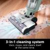 imageShark WD201 HydroVac Cordless Pro XL 3in1 Vacuum Mop ampamp SelfCleaning System with Antimicrobial Brushroll ampamp Solution for MultiSurface Hardwood Tile Marble ampamp Area Rugs Pure WaterTea Green