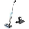 imageShark HydroDuo with DirtReveal Technology Cordless Everyday Hard Floor Cleaning System Wet ampamp Dry Debris Pickup Mops ampamp Scrubs All at Once Hardwood Tile Laminate ampamp Stone Stone Metallic WW201
