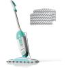 imageShark S1000 Steam Mop with 2 Dirt Grip Pads Lightweight Safe for all Sealed Hard Floors like Tile Hardwood Stone Laminate Vinyl ampamp More Machine Washable Removable Water Tank WhiteSeafoam