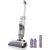 imageShark WD201 HydroVac Cordless Pro XL 3in1 Vacuum Mop ampamp SelfCleaning System with Antimicrobial Brushroll ampamp Solution for MultiSurface Hardwood Tile Marble ampamp Area Rugs Pure WaterTea Green