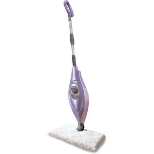 imageShark S3501 Steam Pocket Mop Hard Floor Cleaner With Rectangle Head and 2 Washable Pads Easy Maneuvering Quick Drying SoftGrip Handle and Powerful Steam Purple