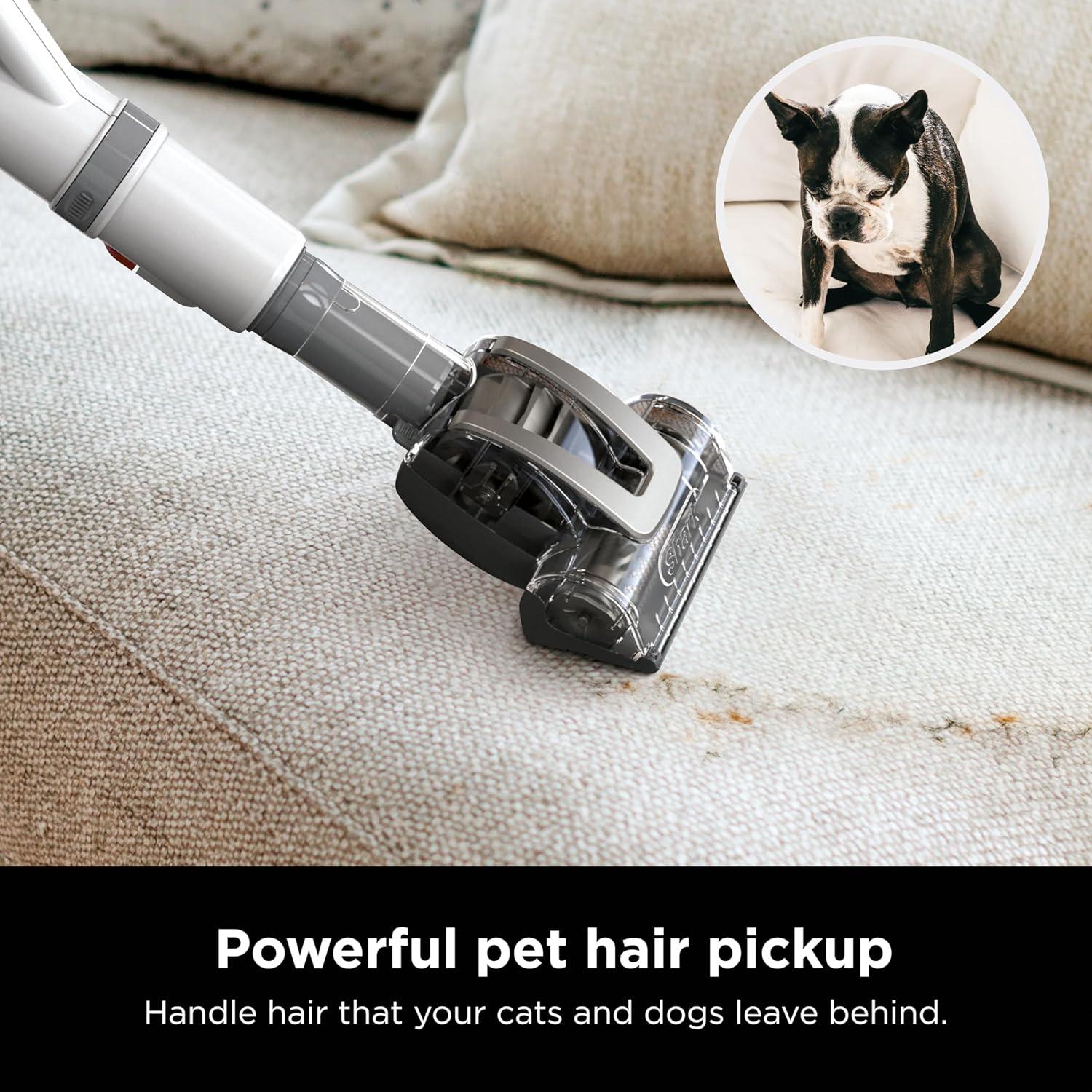 imageShark NV352 Navigator Lift Away Upright Vacuum Hepa Filter AntiAllergen Technology Swivel Steering Ideal for Carpet Stairs ampamp Bare Floors with Wide Upholstery ampamp Crevice Tools LavenderWhiteSilver