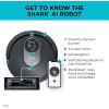 imageShark AV2001 AI Robot Vacuum with SelfCleaning Brushroll Object Detection Advanced Navigation Home Mapping Perfect for Pet Hair Compatible with Alexa GrayBlack