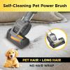 imageShark AZ2002 Vertex Powered LiftAway Upright Vacuum with DuoClean PowerFins SelfCleaning Brushroll Large Dust Cup Pet Crevice Tool Dusting Brush ampamp Power Brush SilverRose GoldGray  Silver  Rose Gold