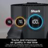 imageShark Air Purifiers for Home Large Room with NeverChange Air Filter 5 Year HEPA Filter Covers 650 Sq ft Odor Neutralizer and Clean Sense Technology Removes 9998 of Dust ampamp Allergens HP152Charcoal Grey