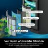 imageShark Air Purifiers for Home Large Room with NeverChange Air Filter 5 Year HEPA Filter Covers 650 Sq ft Odor Neutralizer and Clean Sense Technology Removes 9998 of Dust ampamp Allergens HP152Dark Grey