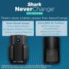 imageShark Air Purifiers for Home Large Room with NeverChange Air Filter 5 Year HEPA Filter Covers 650 Sq ft Odor Neutralizer and Clean Sense Technology Removes 9998 of Dust ampamp Allergens HP152Charcoal Grey