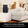 imageShark Air Purifiers for Home Large Room with NeverChange Air Filter 5 Year HEPA Filter Covers 650 Sq ft Odor Neutralizer and Clean Sense Technology Removes 9998 of Dust ampamp Allergens HP152Charcoal Grey