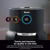 imageShark Air Purifiers for Home Large Room with NeverChange Air Filter 5 Year HEPA Filter Covers 650 Sq ft Odor Neutralizer and Clean Sense Technology Removes 9998 of Dust ampamp Allergens HP152Dark Grey