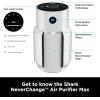 imageShark Air Purifiers for Home Large Room with NeverChange Air Filter 5 Year HEPA Filter Covers 650 Sq ft Odor Neutralizer and Clean Sense Technology Removes 9998 of Dust ampamp Allergens HP152White
