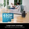 imageShark Air Purifiers for Home Large Room with NeverChange Air Filter 5 Year HEPA Filter Covers 650 Sq ft Odor Neutralizer and Clean Sense Technology Removes 9998 of Dust ampamp Allergens HP152Charcoal Grey
