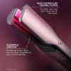 imageShark FlexFusion Hair Straightener ampamp Powerful Hair Dryer with Diffuser Fusion Hair Brush Ceramic Air Styler with AutoWrap Hair Curlers Ceramic Plates Cosmic Blush HD642SStraight  Wavy Hair w Straightener