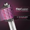 imageShark FlexFusion Hair Straightener ampamp Powerful Hair Dryer with Diffuser Fusion Hair Brush Ceramic Air Styler with AutoWrap Hair Curlers Ceramic Plates Cosmic Blush HD642SCurly  Coily Hair