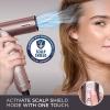 imageShark FlexFusion Hair Straightener ampamp Powerful Hair Dryer with Diffuser Fusion Hair Brush Ceramic Air Styler with AutoWrap Hair Curlers Ceramic Plates Cosmic Blush HD642SStraight  Wavy Hair w Straightener