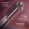 imageShark FlexFusion Hair Straightener ampamp Powerful Hair Dryer with Diffuser Fusion Hair Brush Ceramic Air Styler with AutoWrap Hair Curlers Ceramic Plates Cosmic Blush HD642SStraight  Wavy Hair w Straightener