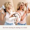 imageShark FlexStyle Hair Dryer ampamp Powerful Styling System with 6Piece Hair Styling Tools Paddle Brush CurlDefining Hair Diffuser AutoWrap Curlers Styling Concentrator Oval Brush ampamp Black HD440BKFlexStyleCurly  Coily Hair