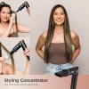 imageShark FlexStyle Hair Dryer ampamp Powerful Styling System with 6Piece Hair Styling Tools Paddle Brush CurlDefining Hair Diffuser AutoWrap Curlers Styling Concentrator Oval Brush ampamp Black HD440BKFlexStyleAll Hair Types