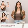imageShark FlexStyle Hair Dryer ampamp Powerful Styling System with 6Piece Hair Styling Tools Paddle Brush CurlDefining Hair Diffuser AutoWrap Curlers Styling Concentrator Oval Brush ampamp Black HD440BKFlexStyleCurly  Coily Hair