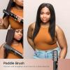 imageShark FlexStyle Hair Dryer ampamp Powerful Styling System with 6Piece Hair Styling Tools Paddle Brush CurlDefining Hair Diffuser AutoWrap Curlers Styling Concentrator Oval Brush ampamp Black HD440BKFlexStyleAll Hair Types