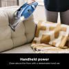 imageShark HV343AMZ Rocket Corded Stick Vacuum with SelfCleaning Brushroll Lightweight ampamp Maneuverable Perfect for Pet Hair Pickup Converts to a Hand Vacuum Crevice Upholstery Tools BlueSilverSelfClean