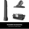 imageShark HV343AMZ Rocket Corded Stick Vacuum with SelfCleaning Brushroll Lightweight ampamp Maneuverable Perfect for Pet Hair Pickup Converts to a Hand Vacuum Crevice Upholstery Tools BlueSilverSelfClean