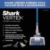 imageShark HV343AMZ Rocket Corded Stick Vacuum with SelfCleaning Brushroll Lightweight ampamp Maneuverable Perfect for Pet Hair Pickup Converts to a Hand Vacuum Crevice Upholstery Tools BlueSilverDuoClean