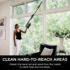 imageShark IZ483H Vertex Cordless Stick Vacuum with DuoClean PowerFins MultiFLEX Crevice Tool Pet MultiTool ampamp AntiAllergen Brush 120min Runtime Double Battery RosewoodRedRosewood