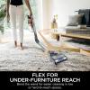imageShark IZ483H Vertex Cordless Stick Vacuum with DuoClean PowerFins MultiFLEX Crevice Tool Pet MultiTool ampamp AntiAllergen Brush 120min Runtime Double Battery RosewoodRedRosewood