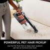 imageShark IZ483H Vertex Cordless Stick Vacuum with DuoClean PowerFins MultiFLEX Crevice Tool Pet MultiTool ampamp AntiAllergen Brush 120min Runtime Double Battery RosewoodRedRosewood