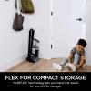 imageShark IZ682H Vertex Pro Lightweight Cordless Stick Vacuum with DuoClean PowerFins BlackSilver120 min runtime  LED Display