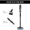 imageShark IZ682H Vertex Pro Lightweight Cordless Stick Vacuum with DuoClean PowerFins BlackSilver120 min runtime  LED Display