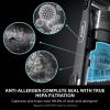 imageShark IZ682H Vertex Pro Lightweight Cordless Stick Vacuum with DuoClean PowerFins BlackSilver120 min runtime  LED Display