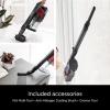 imageShark IZ682H Vertex Pro Lightweight Cordless Stick Vacuum with DuoClean PowerFins BlackSilver60 min runtime  LED Display