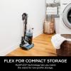 imageShark IZ682H Vertex Pro Lightweight Cordless Stick Vacuum with DuoClean PowerFins BlackSilver60 min runtime