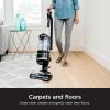 imageShark LA502 Rotator Vacuum Vacuum with Self Brushroll Powerful Pet Hair Pickup and HEPA Filter LiftAway Upright wDuo Clean SilverBlack