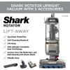 imageShark LA502 Rotator Vacuum Vacuum with Self Brushroll Powerful Pet Hair Pickup and HEPA Filter LiftAway Upright wDuo Clean SilverSilver