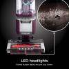 imageShark LA502 Rotator Vacuum Vacuum with Self Brushroll Powerful Pet Hair Pickup and HEPA Filter LiftAway Upright wDuo Clean SilverWine Purple