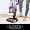 imageShark LA502 Rotator Vacuum Vacuum with Self Brushroll Powerful Pet Hair Pickup and HEPA Filter LiftAway Upright wDuo Clean SilverWine Purple