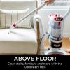 imageShark NV501 Rotator Professional LiftAway Upright Vacuum with HEPA Filter Swivel Steering LED Headlights Wide Upholstery Tool Dusting Brush ampamp Crevice Tool WhiteRedRotator Professional LiftAway