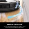 imageShark PowerDetect SelfEmpty Robot Vacuum with NeverStuck Technology Auto DeepClean Carpets ampamp Hardfloors 30 Day Capacity HEPA Bagless Base for Pet Hair WiFi Black AV2820S45Day Capacity