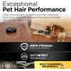 imageShark PowerDetect SelfEmpty Robot Vacuum with NeverStuck Technology Auto DeepClean Carpets ampamp Hardfloors 30 Day Capacity HEPA Bagless Base for Pet Hair WiFi Black AV2820S30Day Capacity