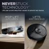 imageShark Robot Vacuum ampamp Mop Combo PowerDetect NeverTouch Pro SelfEmptying SelfRefill with SelfClean Pad Wash ampamp Dry 60Day Debris Capacity 30Day Refill Tank 5 PowerDetect Technologies AV2800ZEWetDry  30Day with SelfRefilling