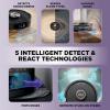 imageShark Robot Vacuum ampamp Mop Combo PowerDetect NeverTouch Pro SelfEmptying SelfRefill with SelfClean Pad Wash ampamp Dry 60Day Debris Capacity 30Day Refill Tank 5 PowerDetect Technologies AV2800ZEWetDry  30Day SelfRefilling  Black