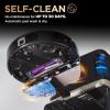 imageShark Robot Vacuum ampamp Mop Combo PowerDetect NeverTouch Pro SelfEmptying SelfRefill with SelfClean Pad Wash ampamp Dry 60Day Debris Capacity 30Day Refill Tank 5 PowerDetect Technologies AV2800ZEWetDry  60Day SelfRefilling  Black